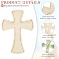 thumbnail image 3 of Cruz Beeveer de madera, 24 unidades, 22,6 x 16,5 cm, manualidades navideñas, 3 of 6