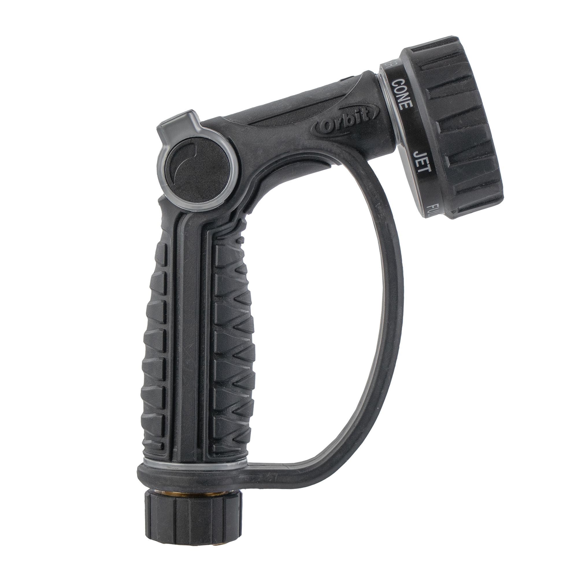 (3 pack) Orbit Pro Zinc 7-Pattern Thumb Control D-Grip Hose Nozzle