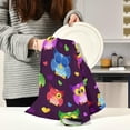 thumbnail image 6 of GZHJMY Owl Kitchen Dish Towel 1 Pack, Soft Absorbent Dishcloths Reusable Hand Towel Washable Tea Towels for Home Kitchen Bar Table Decor, 28 x 18 Inch Washcloths Decorative Towels, 6 of 7