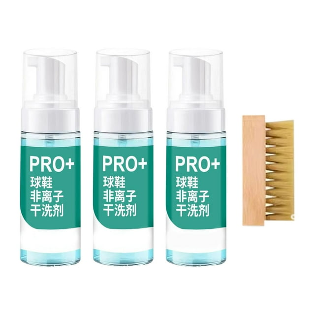 Qiweii 150ml Sneaker Cleaner with Soft Brush,All In One Stain Remover for Shoe Cleaning and Maintenance,Home Accessory