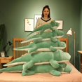 thumbnail image 5 of Peluche de cocodrilo gigante y lindo, muñeco de dibujos animados esponjoso, almohada para dormir para novias, regalo de cumpleaños para niños, juguete, 5 of 5