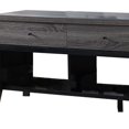 thumbnail image 3 of Wooden Frame TV Stand with 3 Drawers and 3 Open Compartments,Gray and Black, 3 of 3