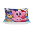 thumbnail image 4 of Kirby Deluxe Game 3 Pieces Bedding Set Soft Comforter Sets Decoration Bedroom Gift With 1 Duvet Cover 2 Pillowcases Pillowcases, 4 of 7