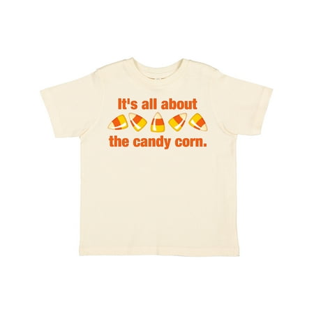 

Inktastic All About the Candy Corn Gift Toddler Boy or Toddler Girl T-Shirt