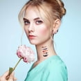 thumbnail image 4 of 12 hojas de pegatinas de tatuajes temporales para adultos, mujeres y niñas, tatuajes sexys para bodas, 4 of 6