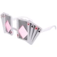thumbnail image 4 of ColoMX 1 par de gafas con temática de póquer, decoraciones para fiestas, accesorios fotográficos para mujeres y hombres, 4 of 7