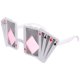 thumbnail image 2 of 1 par de gafas de póquer, tarjetas decorativas de póquer para fiesta, gafas, accesorios para fotos, 2 of 7