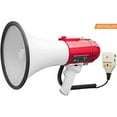 thumbnail image 2 of Megaphone Speakers Blow Horn Pro Loud Speaker Bullhorn Handheld Siren Voice Recording, 2 of 5