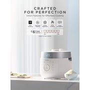 CUCKOO Twin Pressure Rice Cooker 6-Cup Uncooked / 12-Cup Cooked with Induction Heating Technology, 20 Menu Modes with Voice Guide, Versatile Rice Maker Multi-Cooker & Pressure Cooker (CRP-LHTR0609FW)