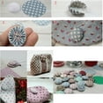 thumbnail image 3 of 100 piezas de base de botón redonda de plástico para botones de tela, manualidades de patchwork 24mm, 3 of 9