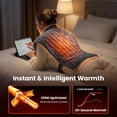 thumbnail image 5 of BOB AND BRAD Heating Pad for Neck, Shoulders and Back, Electric Heat Pad, Edge-Weighted Design, Fast Heating, Gift for Women Men 24"x33", 5 of 10