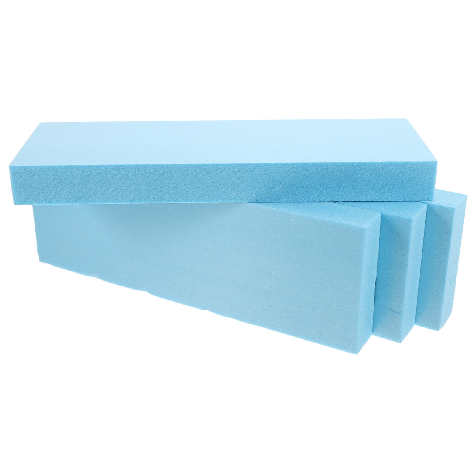 KAJNBN 4Pcs Blue Craft Foam Block For Floral Arrangements Sculpting And Professional Presentations 11.8X3.9X1.2In