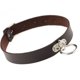 thumbnail image 5 of Minnieouse Collar de gargantilla de cuero para mujer, Gargantilla con colgante de círculo redondo, estilo Punk, joyería gótica Ropa, zapatos y accesorios Miscelánea Café oscuro Minnieouse PS11244-12, 5 of 6