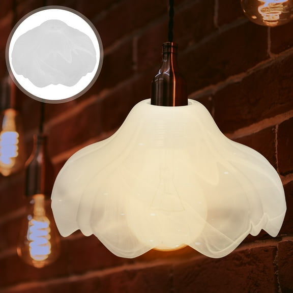 GOOHOCHY  Glass Lampshade Table Decorative Light Covers Lampshades for