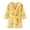 Yellow, variant on Dagaeig Flannel Toddler Kids Robe Baby Boys Girls Cartoon Bathrobes Hooded Warm Flannel Night Robe Sleepwear Pajamas Pjs Homewear for 2-7 Years 5-6 Years