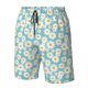thumbnail image 4 of Fotbe Daisy Floral A Trajes de Baño Estampados para Hombre, Shorts de Verano de Secado Rápido, Ropa de Playa, Bañadores-XX-Large, 4 of 6
