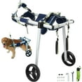 thumbnail image 5 of KFFKFF Pet Mobility Cart for Rear Legs, Lightweight & Customizable Support for Rehabilitating, Injured or Paralyzed Pets, Hind Leg Support Wheelchair for Dogs (L), 5 of 9
