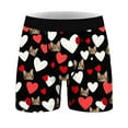 thumbnail image 7 of Dovford Men Valentines Boxer Briefs, Fashion Funny Novelty Heart Underwear, Comfort Breathable Soft Underpants Shorts, 7 of 7