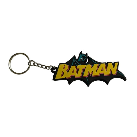 Batman Caped Crusader Soft Touch Keychain Keyring