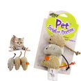 thumbnail image 1 of 3pcs New Plush Simulation Mouse Cat Toy Plush Mouse Cat Scratch Bite Resistance Interactive Mouse Toy Playing Toy For Cat Kitten, 1 of 7
