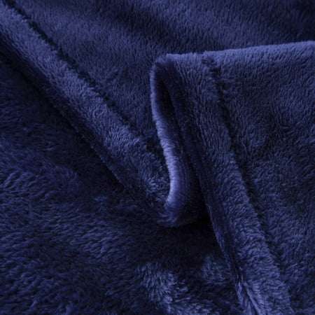 MAINSTAYS SUPER SOFT PLUSH BLANKET, DARK BLUE, KING, ADULT/TEEN