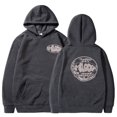thumbnail image 1 of MHFRRA Sudadera Informal de Terciopelo con Capucha para Hombre y Mujer, Sudadera Holgada con Estampado de Hop, Sudadera Deportiva Gris oscuro, 1 of 2