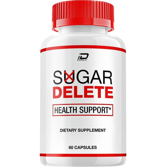 Sugar Delete Capsules – SugarDelete Sugar Optimizer Pills Advanced Supplement, All Natural, Sugar Delete Maximum Strength Formula, Glycogen Support, 1 Pack, 60 Capsules