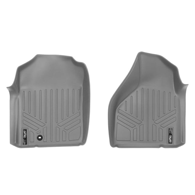 MAXLINER Floor Mats 1st Row Liner Set Grey for 2002-2008 Dodge Ram 1500/2003-2009 Ram 2500/3500 (All Models)
