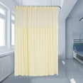 thumbnail image 5 of Room Divider Curtains, 12ft Wide x 8ft Tall Curtain Screen Partitions, Polyester Fabric Privacy Curtain with Mesh Top, Privacy Vertical Blinds Curtain Panel for Beauty Salons, SPAs, Clinics (Beige), 5 of 18