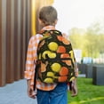 thumbnail image 5 of Uemuo Orange Lemon Printed Student Durable Water-resistant Backpack,Travel Backpack,Outdoor Activities Backpack, Laptop Backpack, Multi-compartment Backpack, 5 of 5