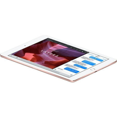 Refurbished Apple iPad Pro Tablet, 9.7", Twister Dual-core (2 Core) 2.16 GHz, 32 GB Storage, iOS 9, 4G, Rose Gold