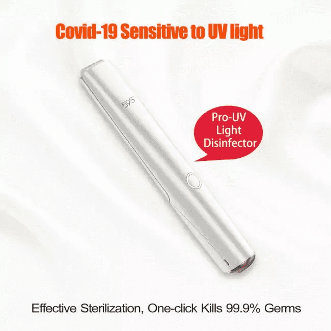59S Portable UV Sterilizer LED Lamp Disinfect UV Sanitizer Light Cleaner X5-E 