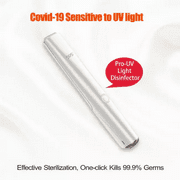 59S Sterilizer UV Wand, Sterilizer UVC Portable, Rechargeable Disinfection Lamp with 20 UVC LED Lights, Sterilization Lamp Wand for Home Office Hotel Car Pet Area RT