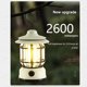 thumbnail image 4 of Linterna de camping exterior estilo retro con luz LED COB | Lámpara de tienda portátil impermeable con brillo regulable | Batería recargable de 1200mAh | 20-200 lúmenes | 11.5x19.5 cm | Incluye, 4 of 9