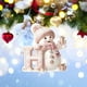 thumbnail image 2 of Snowman Letter Christmas Tree Holiday Decoration Pendant, Festive Ornament for Xmas Decor, Home Holiday Party Gift, Merry Snowman Hanging Decor, 2 of 6