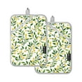 thumbnail image 7 of Yayeee Pot Holders Kitchen Heat Resistant with Pocket 7"x9.8" Cotton Oven Cooking Hot Pads, Olive Leaf, 7 of 7