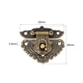 thumbnail image 2 of Unique Bargains 4 Sets Wood Case Chest Box Rectangle Clasp Closure Hasp Latches 55 x 48mm, 2 of 4