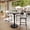 Gray Faux Concrete/Black Base, variant on Flash Furniture 36" Round Tabletop with TopGuard HPL Technology in Gray Faux Concrete with 24" Black Round Bar Height Base