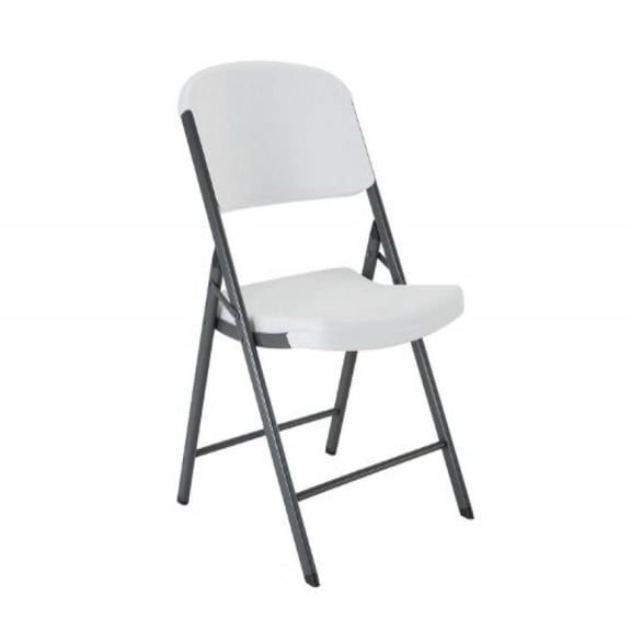 Lifetime Folding Chair, Indoor/Outdoor Commercial, White Granite (22804)