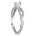 thumbnail image 2 of SZUL Women's 1/2 Carat TW Diamond Engagement Ring in 10K White Gold (J-K-L Color, I2-I3 Clarity), 2 of 3