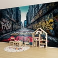thumbnail image 6 of Graffiti Wallpaper Graffiti Alley Vibrant Street Art Peel and Stick Wall Murals 100"H x 144"W Removable PVC Wall Paper Self-Adhesive Wall Paintings Art Decor for Bedroom Living Room, 6 of 7