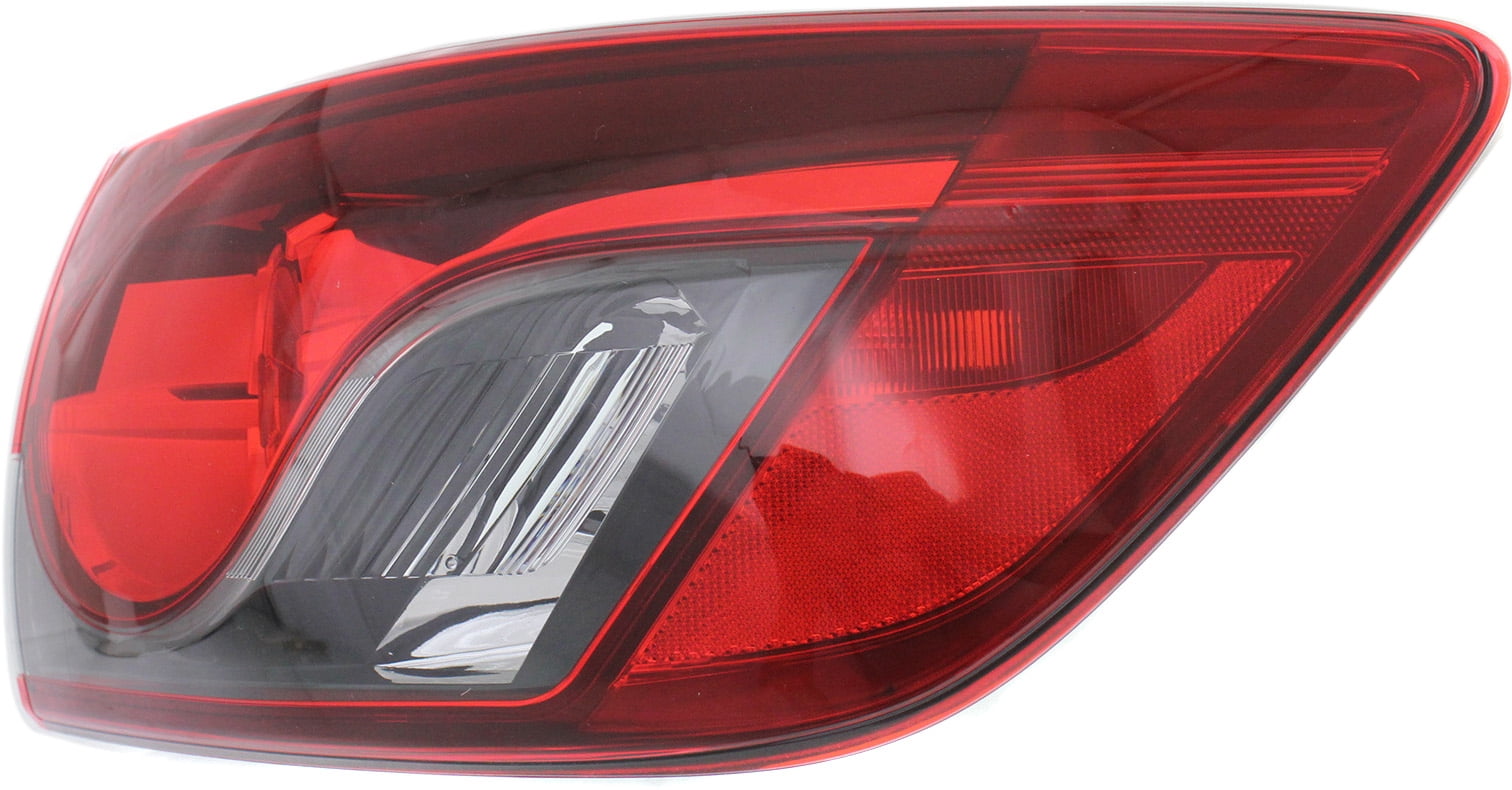 Tail Light Compatible With 2013-2015 Mazda CX-9 Right Passenger Side, Outer With bulb(s)