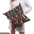thumbnail image 5 of Ambesonne Abstract Fabric by the Yard Upholstery, Fractal Funky Forms, 1 Yard, Multicolor, 5 of 5