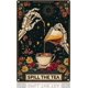 thumbnail image 1 of Letrero de metal retro de Tarot para pared, 20 x 30 cm, diseño de "Derrama el té", para decoración del hogar, cafetería, baño, regalo, 1 of 7