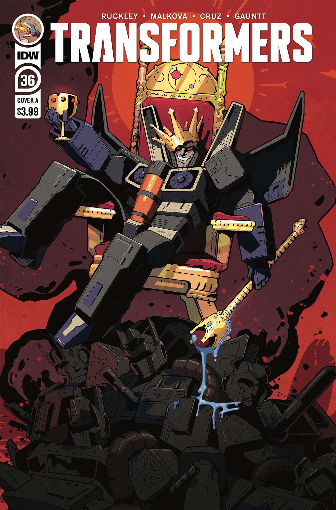 Transformers (IDW, 3rd Series) 36A VF ; IDW Comic Book