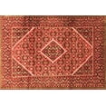 thumbnail image 1 of Ahgly Company Indoor Rectangle Persian Orange Traditional Area Rugs, 7' x 10', 1 of 1