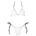 thumbnail image 5 of Afdoent Women's Tankini Swimsuits Bikini Beachwear Tie Side Two Piece Swimsuit For Summer Pool Party Water Activities Beach Summer Outfits, 5 of 6
