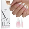 thumbnail image 1 of Presiona las uñas de gel BtartBoxNails French Pink XCOAT TIPS, 1 of 7
