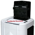 thumbnail image 4 of Aurora GB 120-Sheet Auto Feed Micro-Cut Paper Shredder with Pullout Basket, White/Black, 4 of 8