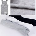 thumbnail image 6 of Gelante 6-Pack Cotton Adult Men's Basic Undershirt Tank Top Athletic Sleeveless Tee, 6 of 6
